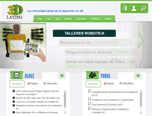 Tablet Screenshot of 3dlatino.org